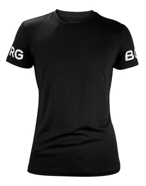 Björn Borg - Kortärmad T-shirt High Performance för herrar - Svart