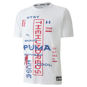Puma x The Hundreds White Regular Fit Cotton T-Shirt 596750 52