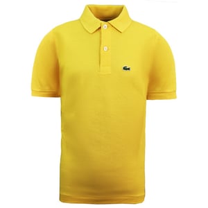 Lacoste Klassiek Kinder Geel Poloshirt