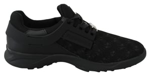 Plein Sport Women's Black Polyester Runner Beth Sneakers Shoes