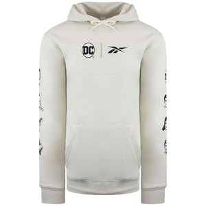 Reebok x DC Logo Off White Hoodie för herrar