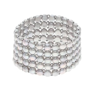 Armband 5 Rijen Echte Zoetwaterperlen - 4 mm