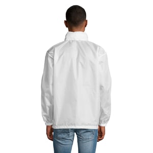 SOLS Unisex windjack met shift voor volwassenen (Wit)