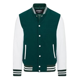 Letterman honkbalwollen leren Varsity-bomberjack - Genua