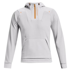 Under Armour Rush Heren Lichtgrijze Fleece Hoodie