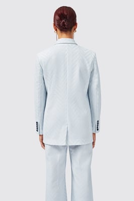 Iris Slim Fit Blue Jacket