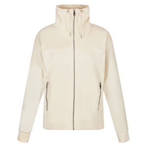 Regatta Womens/Ladies Velour Full Zip Fleece Jacket (Light Vanilla)
