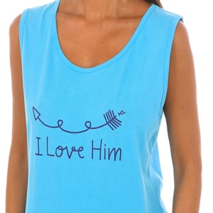 I Love Him mouwloze pyjama KL45201 vrouwen