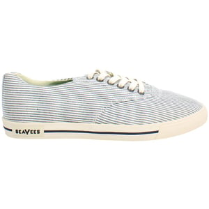 Seavees Hermosa Seersucker Heren Blauwe Plimsolls