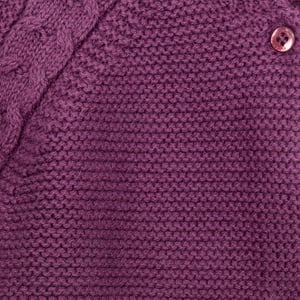 Knitted jacket with button closure 1631PUW16