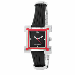 Laura Biagiotti Ladies Watch Quartz silver red