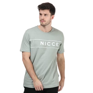 Nicce Round Neck Short Sleeve Green Mens Geti T-Shirt 211 1 09 16 0341