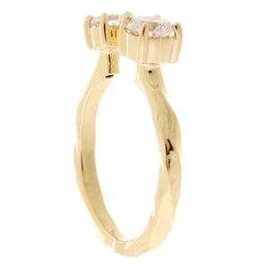 Orphelia Dames 925 Sterling Zilveren Ring - Goud ZR-7128/G