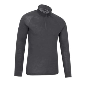 Mountain Warehouse Heren Merino II Base Layer Top (Grijs)