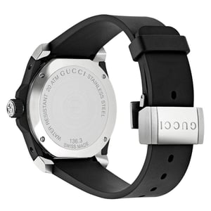 Gucci YA136318 Dive Tiger Motif Black Dial Men's Watch