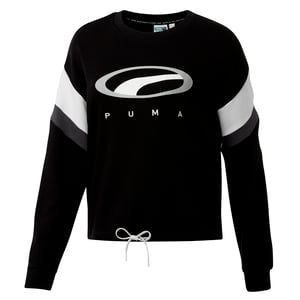 Puma 90s Dam Crewneck Sweatshirt Graphic Logo Jumper 579401 01