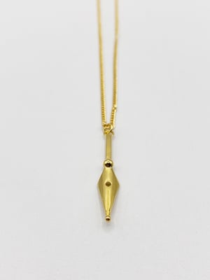 GOLD DROP DOWN ARROW NECKLACE