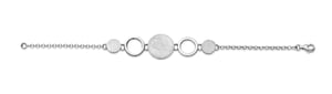 Orphelia Women's 925 Sterling Silver Set: Chain + Bracelet - Silver SET-021