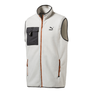 Puma XTG Trail Fleece Full Zip Heren Wit Zak Gilet 596728 64
