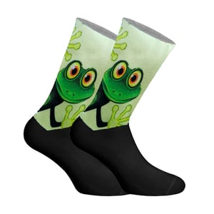 Unisex Elastiska tryckta långstrumpor