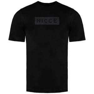 Nicce Korte Mouw Zwart Crew Neck Heren Piek Katoen T-Shirt 0211 K002 0001