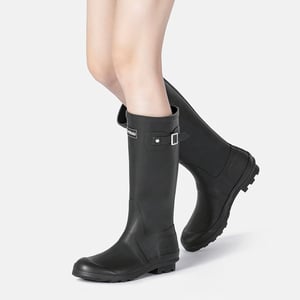 EVER AU Women Goose Tall Gumboots - Svart