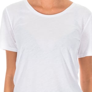Kortärmad t-shirt med rund hals 1487905663 kvinna