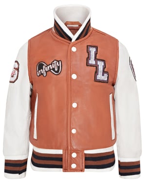 Letterman leren Varsity College bomberjack voor kinderen