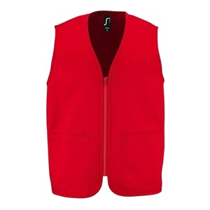 SOLS Wallace Gilet voor volwassenen (Rood)