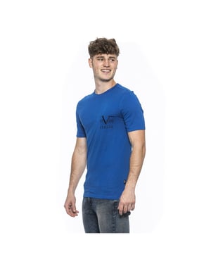 19V69 Italia Mens T-Shirt Blue Troy Royal Blue