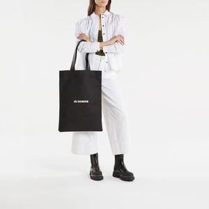 Bokhandväska - Jil Sander - Bomull - Svart