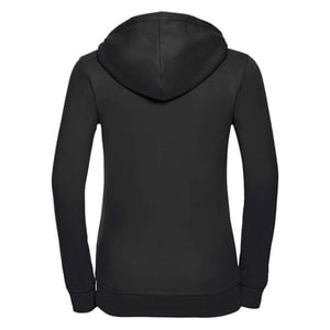 Russell Womens/Ladies Authentic Full Zip Hoodie (Black)