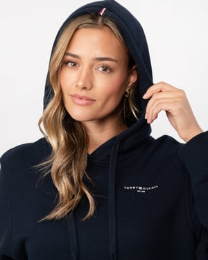 Tommy Hilfiger 1985 Relax Mini Corp Logo Dams Hoodie