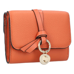 Chloé Liten Alphabet Tri-Fold Plånbok Orange