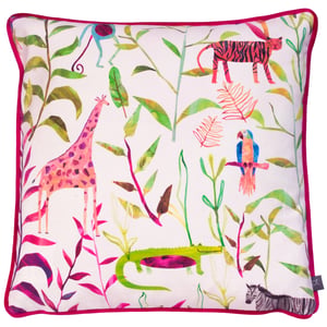 Hide and Seek Abstract Cushion