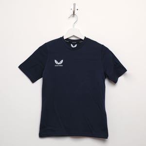 Boy's Castore Junior Cotton Leisure T-Shirt in Navy