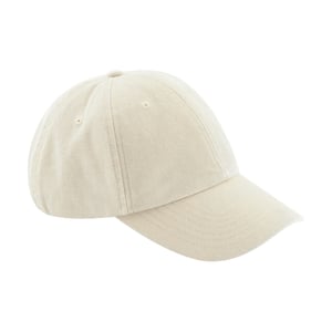 Beechfield Unisex Laag Profiel Vintage Denim-Look Cap (Vintage zand)
