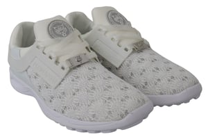 Plein Sport Women's White Polyester Runner Beth Sneakers Shoes