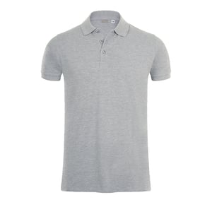SOLS Heren Phoenix Poloshirt met korte mouwen Pique Polo (Grijze Mergel)