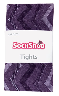 Sock Snob - Färgade 80 denier ogenomskinliga mode-strumpbyxor för damer - Weave