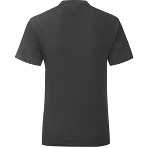 Fruit of the Loom Iconisch T-shirt voor heren (set van 5) (Zwart)
