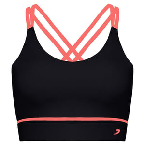 BoxRaw Valerie Womens Black Sports Bra
