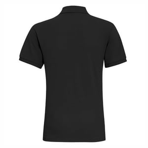 Asquith & Fox Mens Plain Short Sleeve Polo Shirt (Black Heather)