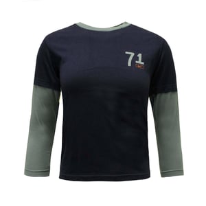 Nike Long Sleeve Top Navy Boys Toddler T Shirt 422403 452