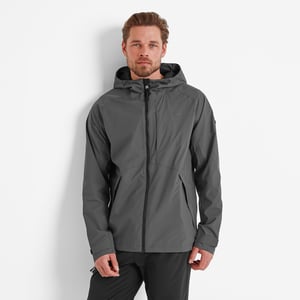 Brigsteer Mens Waterproof Jacket Soot Grey