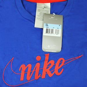 Nike Logo Kortärmad Crew Neck Blå T-shirt för herrar 692359 401
