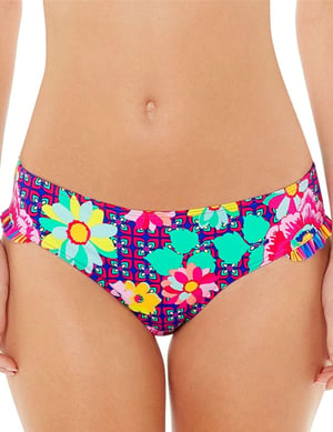 Lepel Sun Kiss Frill Bikini Pant Pink Multi