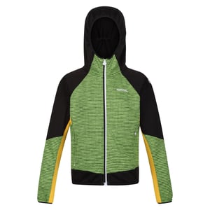 Regatta Childrens/Kids Prenton II Hooded Soft Shell Jacket (Jasmine Green/Black)
