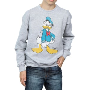 Disney Jongens Boos Donald Duck Sweatshirt (Sportgrijs)