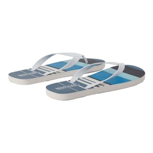 Regatta Heren Bali gestreepte teenslippers (Blauw)